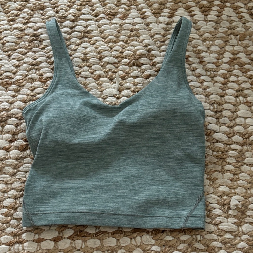 lululemon athletica Sage Green Crop Top